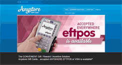 Desktop Screenshot of anystoregiftcard.com.au